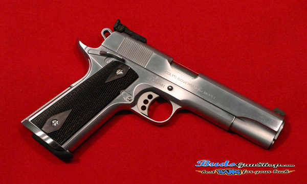 used Colt Special Combat Government .38 Super Chrome