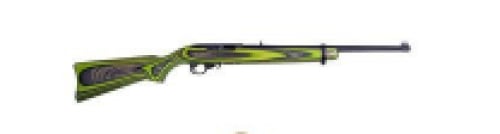 Ruger .22 LR SEMI BLKGRN LAM
