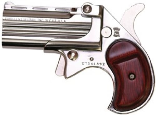 Cobra Firearms Big Bore Chrome/Wood 380 ACP Derringer