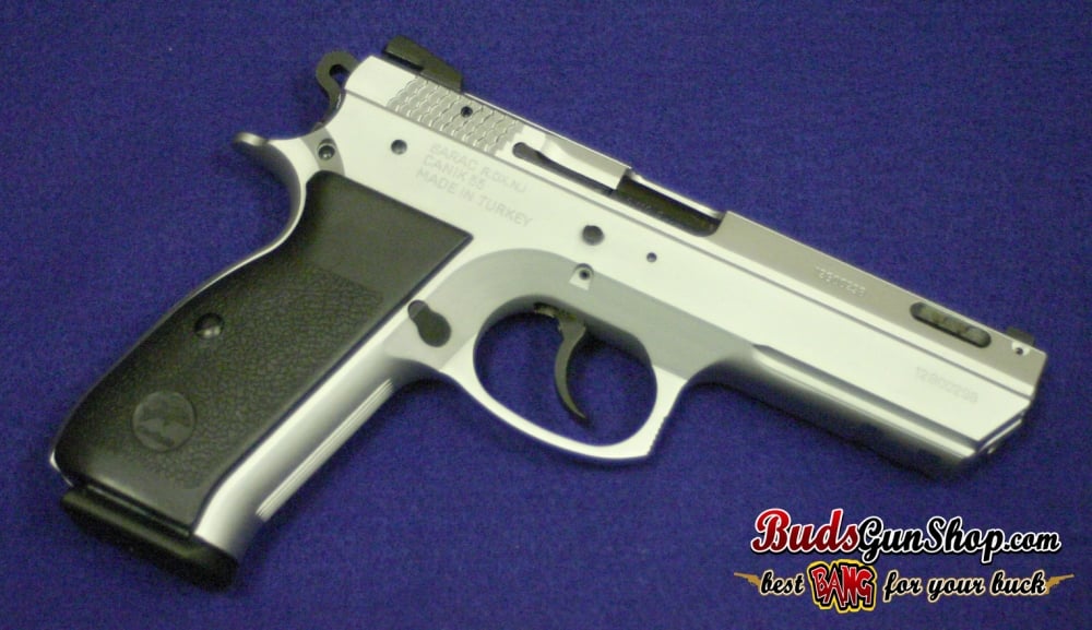 CANIK55 SHARK-FC 9MM CHROME FINISH PORTED 15+1 Wholesale