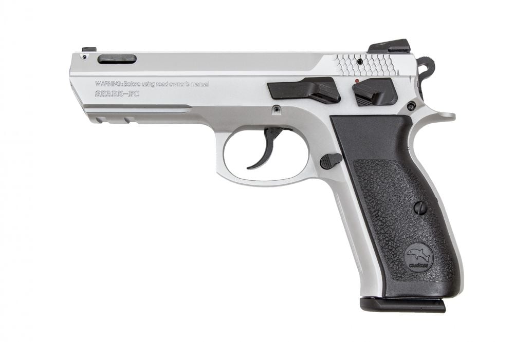 Canik 55 SHARK-FC 9MM CHROME FINISH PORTED 15+1 SHARKFCC | 15+1