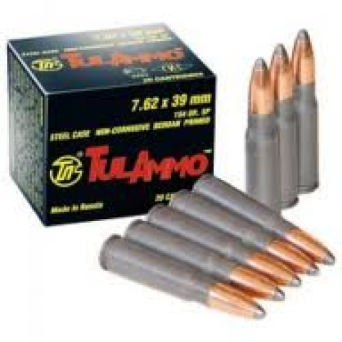 Tula 7.62x39 154gr. Soft Point, 20