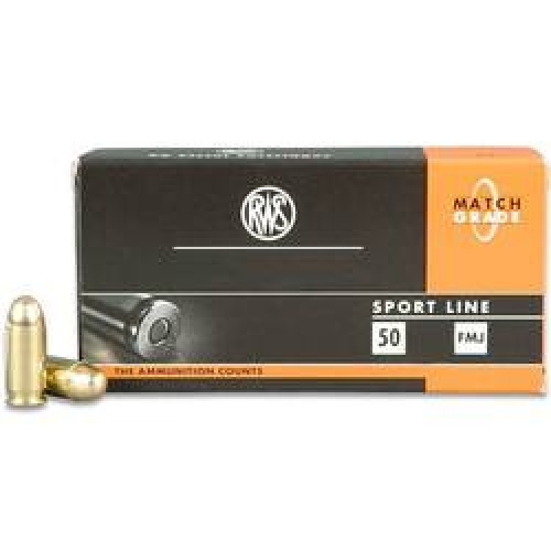 RWS 32 Auto 71gr. FMJ, 50 RDS