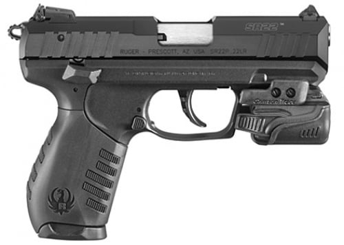 Ruger SR22 10+1 .22 LR 3.5 w/ Crimson Trace Light