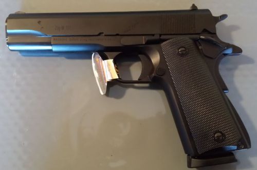 TISAS ZIG M 1911 45ACP 5 BLACK GRIPS