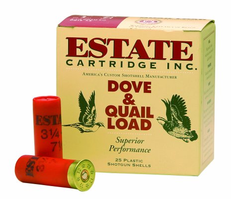 Estate 12 Ga. Heavy Upland Game 2 3/4 1 1/8 oz, #6 Lead Sho