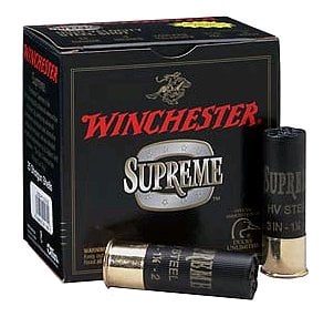 Winchester Supreme High Velocity 12 Ga. 3 1 1/4 oz, #4 Steel