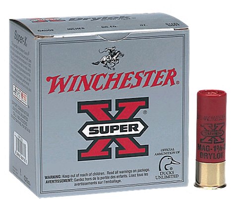 Winchester 12 Ga. Super X Dryloc 3 1/2 1 9/16 oz, #T Plated