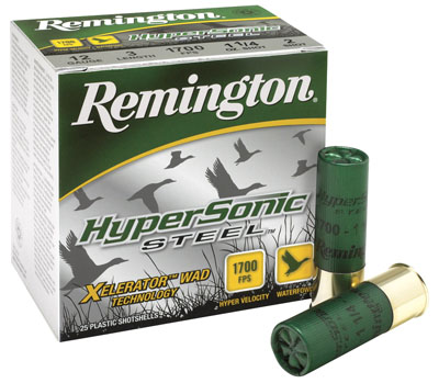 Remington Hypersonic Steel 12 ga 3 1.3 oz 6 Round 25 Rounds