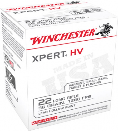 Winchester .22 LR  Super X 36 Grain Lead Hollow Point