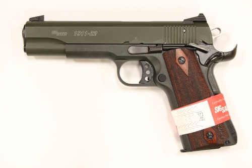 CPO Sig Sauer Sauer Sauer 1911 .22 LR  OD Green Finish