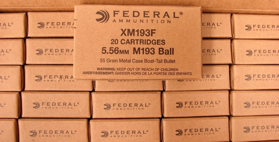500 Round Case of Federal 5.56 55 gr