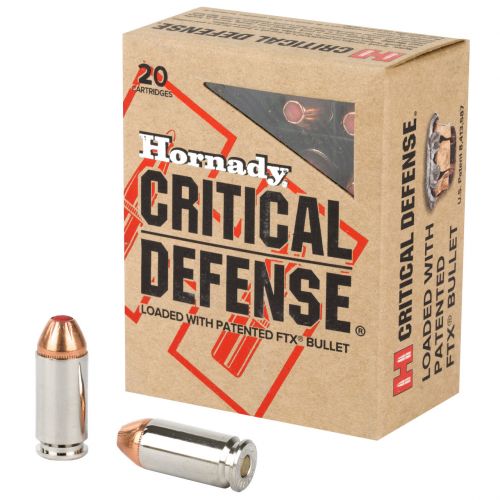 Hornady Critical Defense FTX  40 S&W Ammo 165 gr 20 Round Box