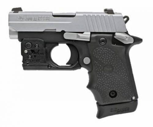 Sig Sauer P238 .380 ACP 2.7 2-Tone with 3 mags, Viridian Laser & Holster