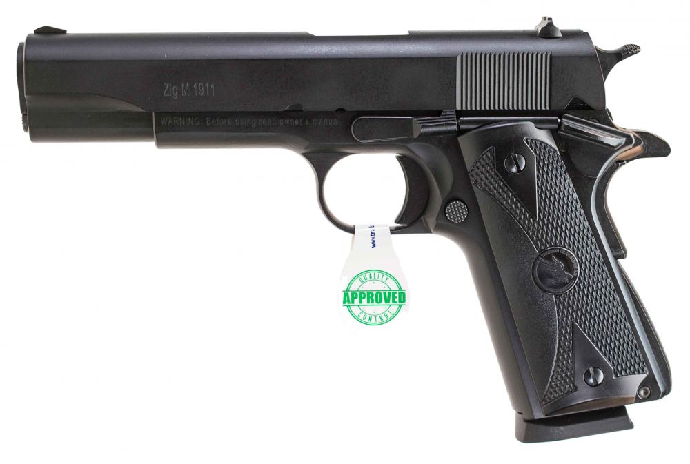TISAS Classic 1911-A2 45ACP 5 BLACK GRIPS TZM11A2BLACK | 8+1