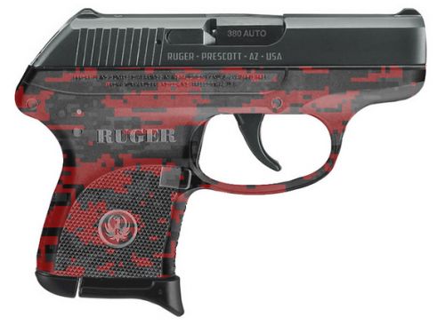 Ruger LCP 380ACP 6+1 Red Digital