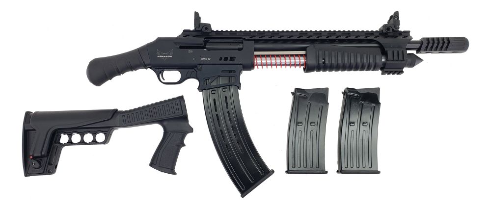 Emperor King 12 Gauge Firearm KNG12BL | 10 Rounds, 18.5