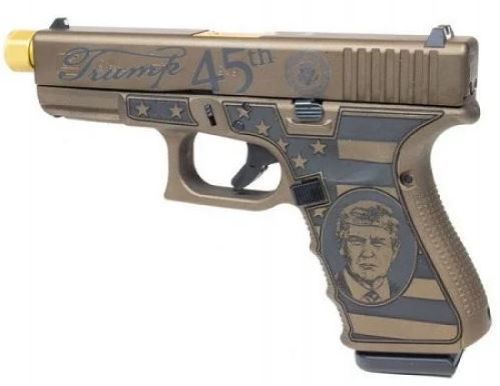 Glock G 19 Gen 3 9mm 15+1 TRUMP UI19502T | 15+1 Rounds, Blue/Black