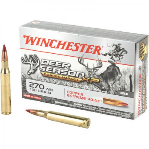 Winchester Copper Impact Ammo 270Win 130gr Extreme Point 20rd box