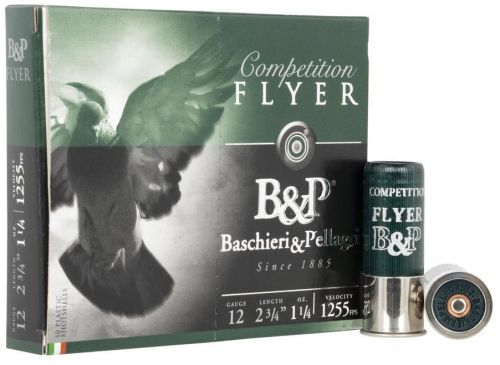 B&P  Competition Flyer 12 Gauge 2.75 1 1/4 oz 1255 fps # 7.5 Shot 10rd box