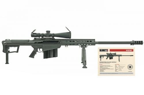 Barrett M107A1 50 BMG 29 1:15 Twist 10+1 International Military Contract Overrun W/Papers