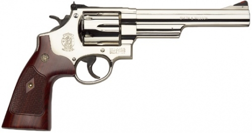 Smith & Wesson Model 29 Nickel/Walnut Grip 6.5