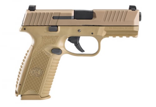 FN 509 Flat Dark Earth No Manual Safety 17+1 9mm Pistol