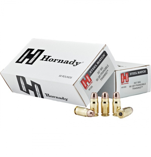 Hornady Frangible 357 Sig Ammo 50 Round Box