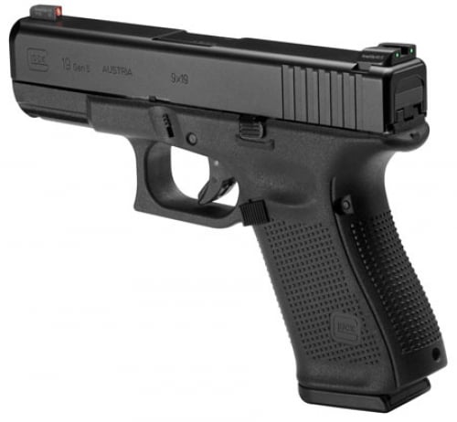 Glock G19 Gen5 Double Action 9mm 4.02 10+1 Night Sights Black Interchangeable