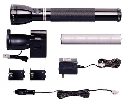 Maglite RN1019 Mag Charger Light System w/NiMH Bttry/Chrgr/12v/110v Blk