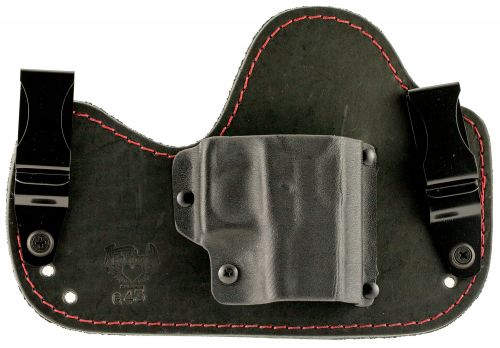 Flashbang Capone ITW RH For Glock 43 Leather/Thermoplastic Black/Red