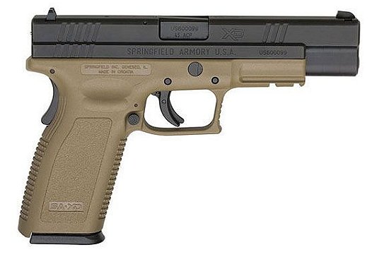 Springfield Armory XD9657HCSP06 XD Compact 45 ACP 5 10+1, 13+1 Poly Grip Blk/DE