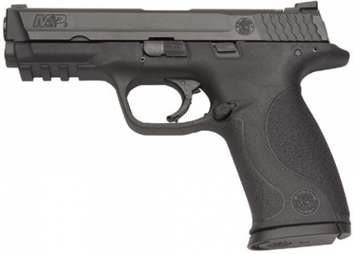 Smith & Wesson M&P 9 *MA Compliant 9mm Luger 4.25 10+1 Black Armornite Stainless Steel Interchangeable Backstrap Grip
