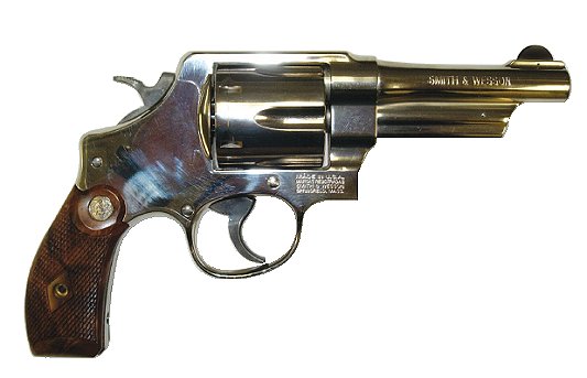 Smith & Wesson Model 21 Nickel 44mag Revolver