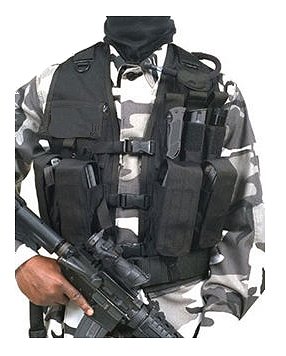 BlackHawk Adjustable Black Lined Assault Vest w/HydraStorm H