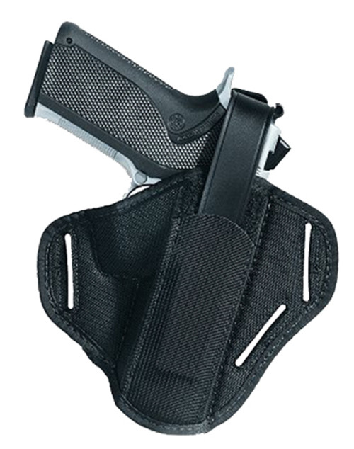 Uncle Mikes 86020 Super OWB Size 02 Black Kodra Nylon Belt Slide Fits Medium Autos Fits 4 Barrel Ambidextrous