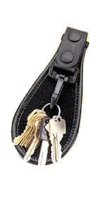 U. Mikes KEY RING HOLDER OPEN BLK