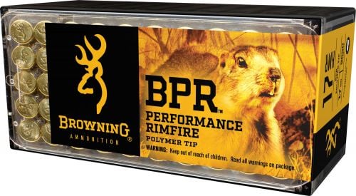 Browning Ammo BPR 17 HMR 17 gr Polymer Tip 50 Bx/ 20 Cs