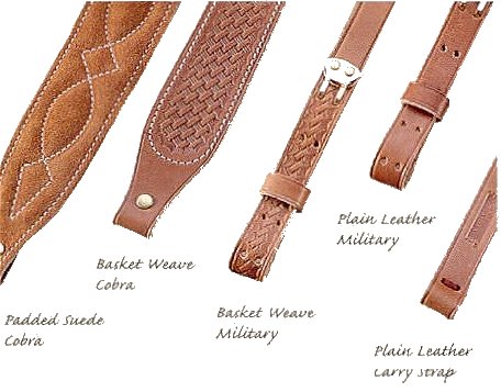 Butler Creek Brown Leather Basket Weave Sling