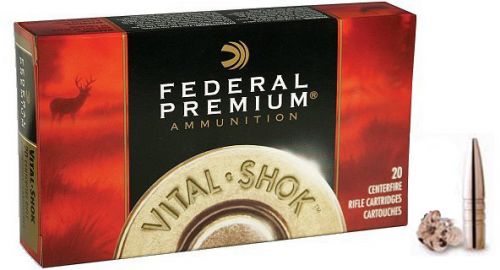 Federal Premium 7MM Rem Mag Vital Shock 140 Grain Barnes Tri