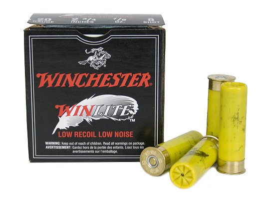 Winchester WinLite Low Recoil 20 Ga. 2 3/4 7/8oz #8 Lead Sh