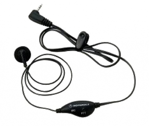 Motorola Earbud w/Push To Talk Microphone