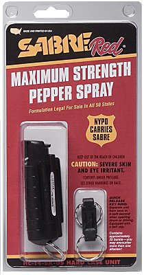 Security Equipment .5 oz Pepper Spray w/Hard Case/Belt Clip/