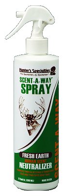 Hunters Specialties Scent-A-Way Earth Scent Cover Spray