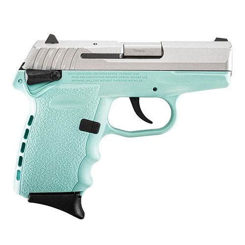 SCCY CPX-1 Sky Blue/Stainless 9mm Pistol