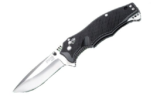 SOG Spear Point Blade Folding Knife w/Black Zytel Handle