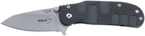 Boker Folding Knife w/Wharnecliffe Blade & Plain Edge