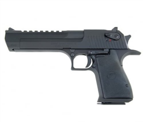 Magnum Research DE44 Desert Eagle Mark XIX 44 Rem Mag Caliber with 6 Picatinny Rail Barrel, 8+1 Capacity, Overall Black Finish