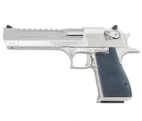 Magnum Research DE50BN Desert Eagle Mark XIX 50AE 6 7+1 Blk Syn Bright Nickel