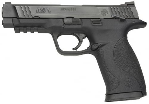 Smith & Wesson M&P 45 45 ACP 4.50 10+1 Black Stainless Steel Polymer Grip